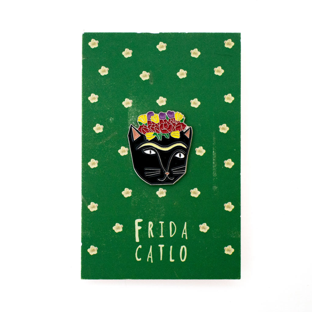 Frida Catlo - Cat Artist Pin