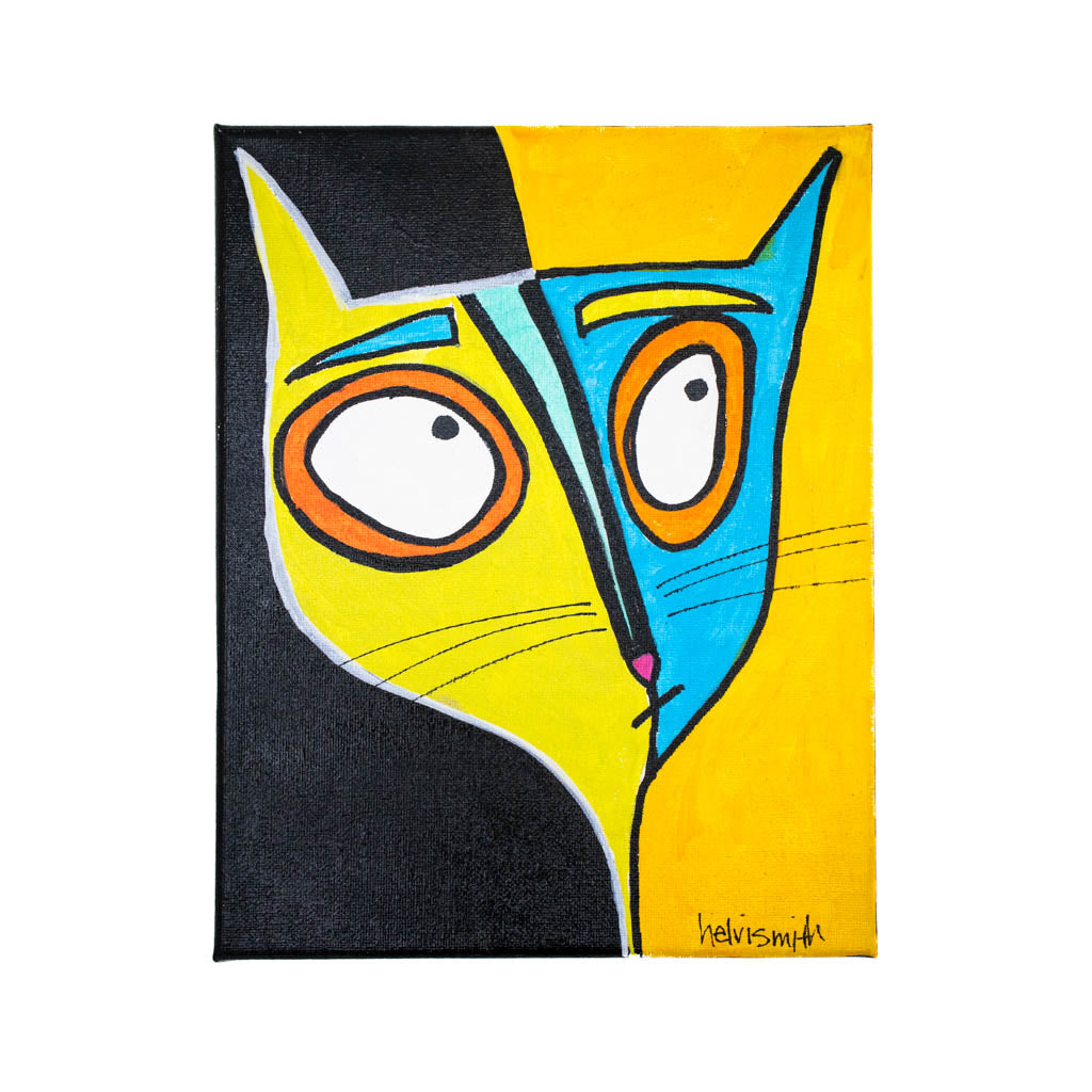Cat who Ponders - Original Painting