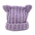Lavender Cat - Knitted Hat