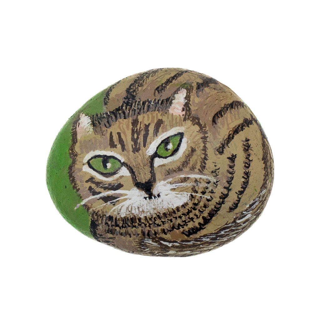 Green Eye Face - Cat Rock