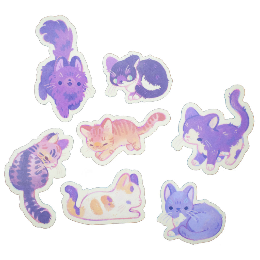 Cat Please Sticker Neighborhood Cats - Sticker Pack - GiftyKitty