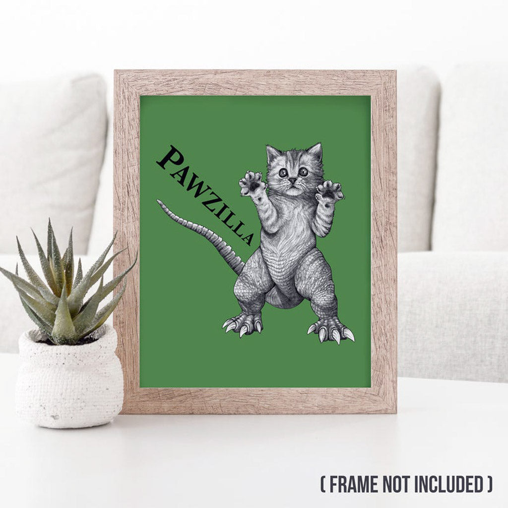 Pawzilla - Print