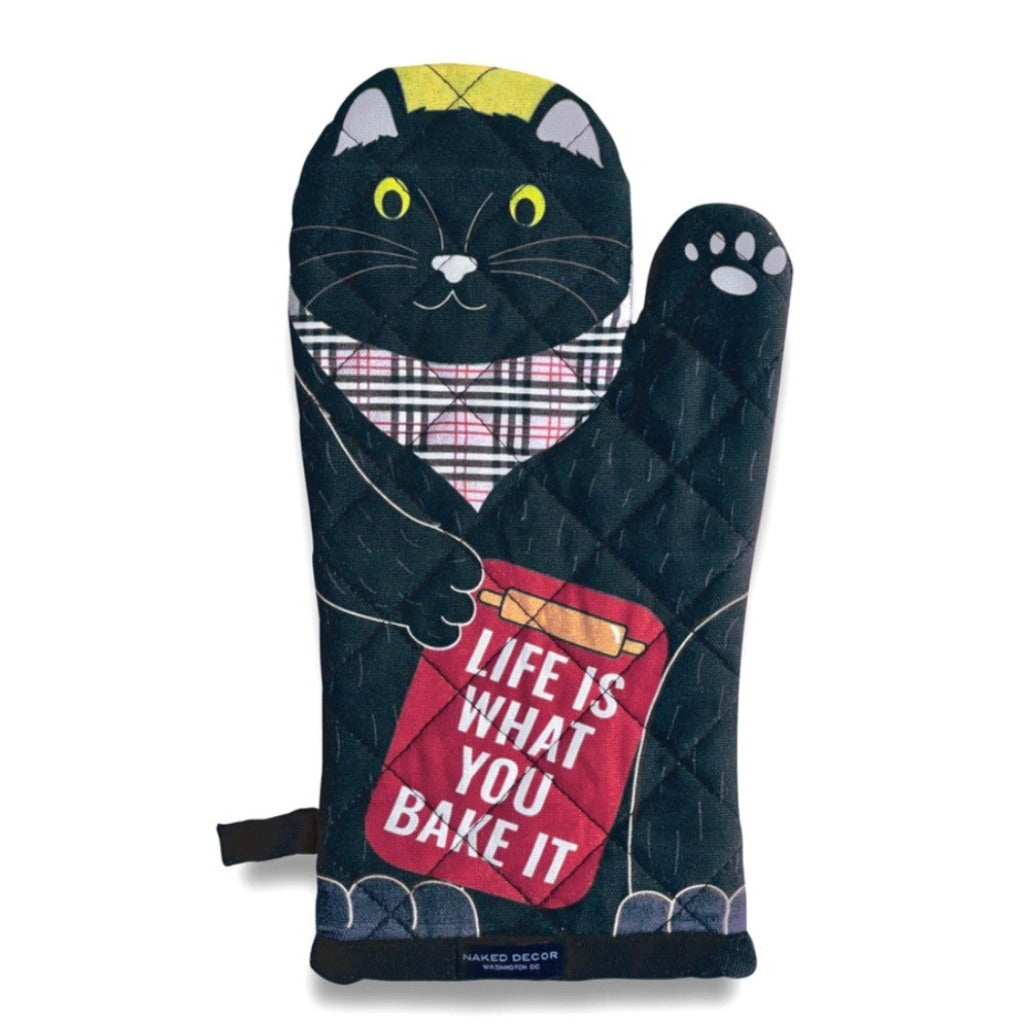 Life is what you Bake it - Oven Mitt