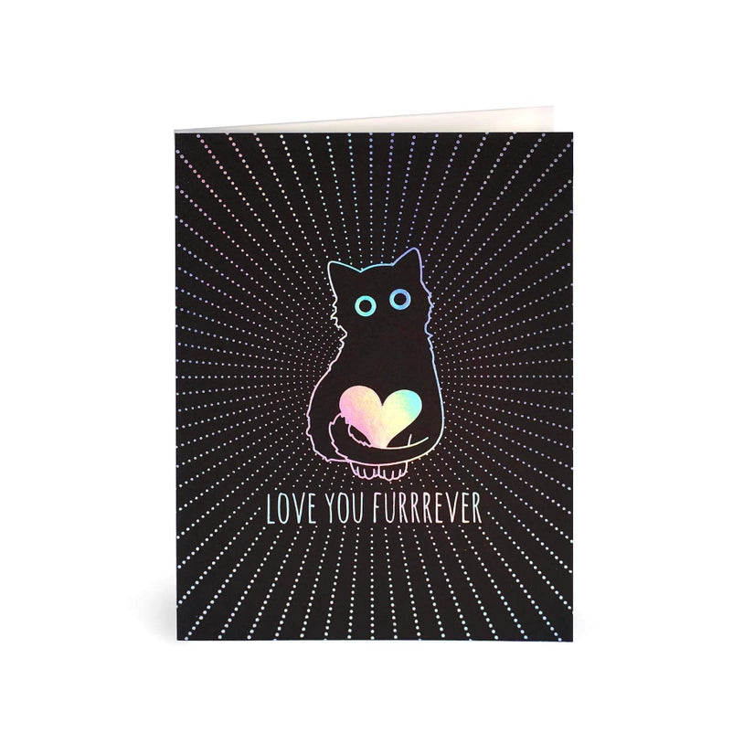 Love You Furrrever - Greeting Card