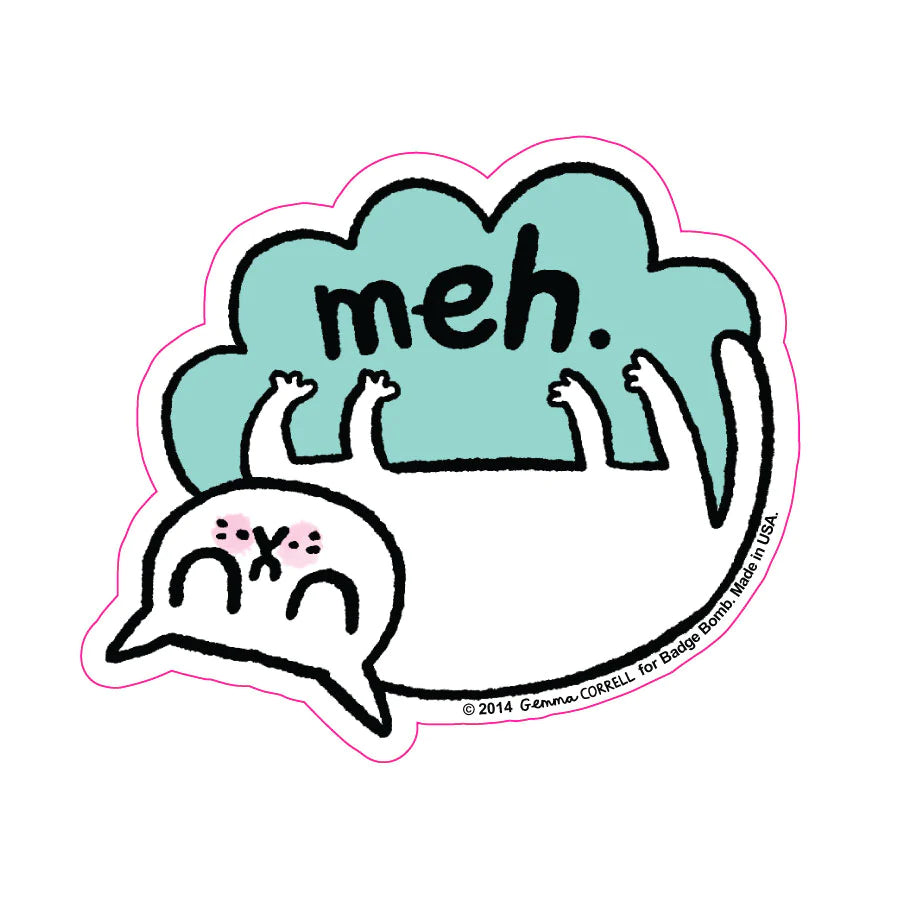 Meh Cat - Sticker