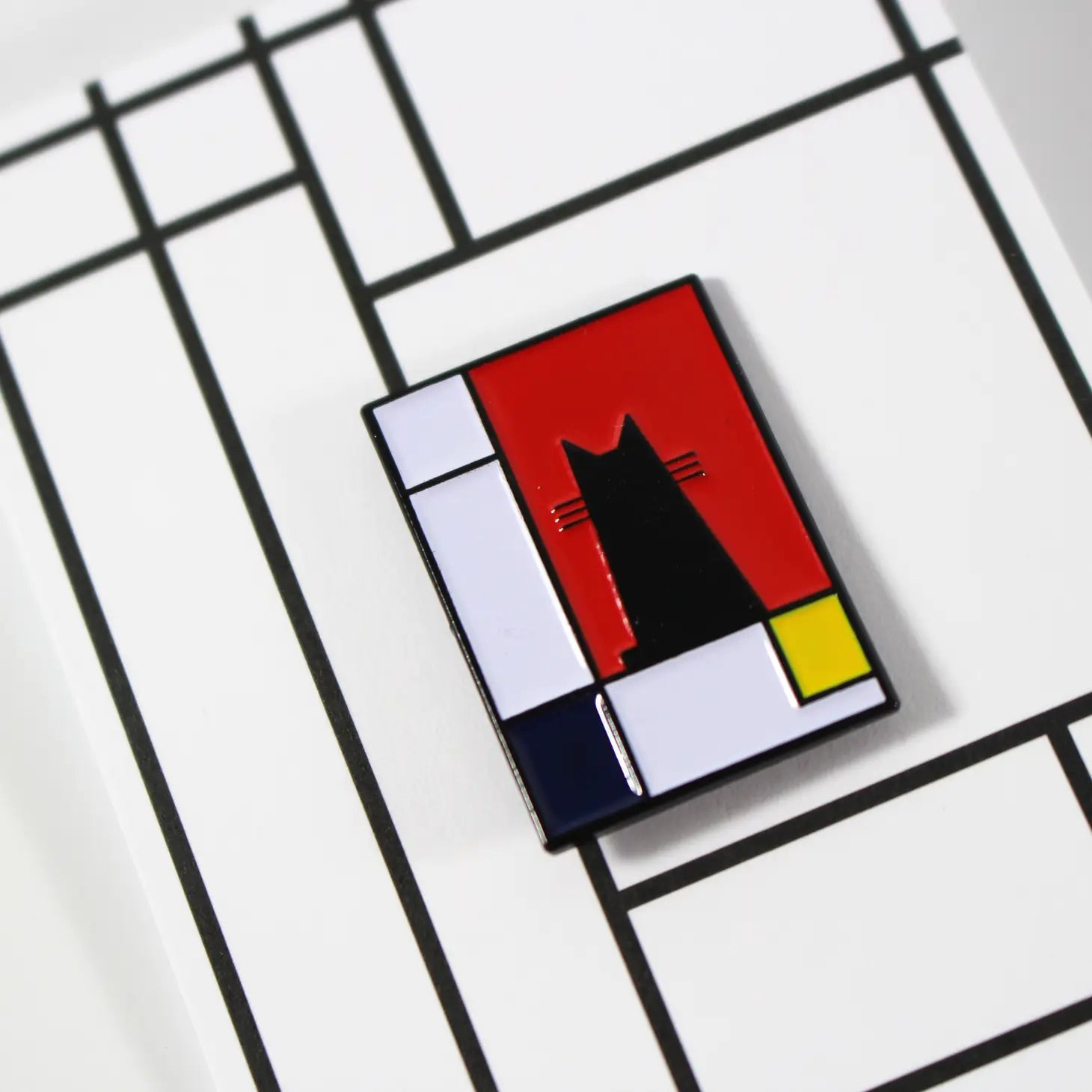 Meowdrian - Pin