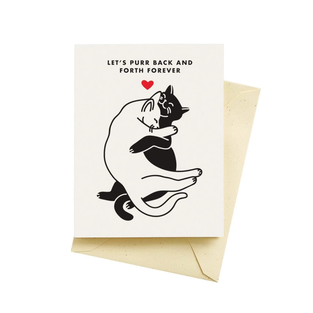 Purr Love - Greeting Card